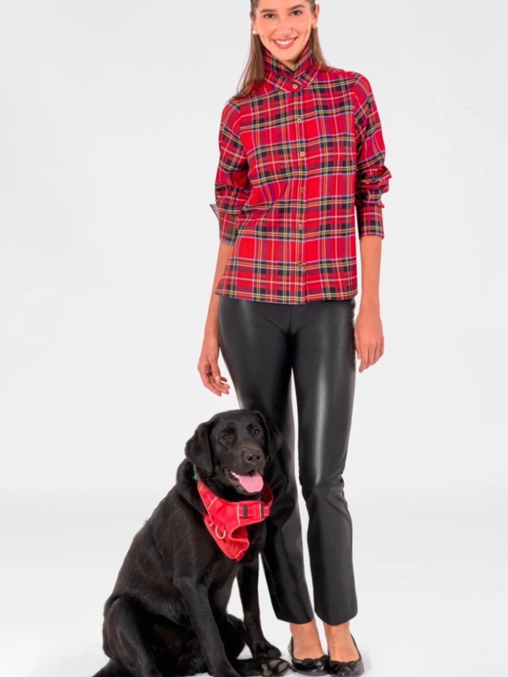 Gretchen Scott Comfy Cozy Shirt — Duke of York Plaid XS